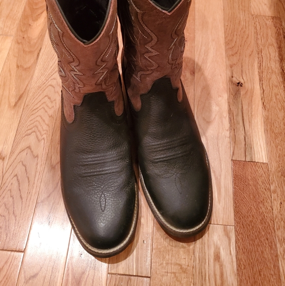 Justin Boots Other - Men's Justin Cowboy Boots Like New Black and Brown 10.5EE
